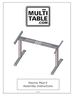 MultiTable Electric Standing Desk - Assembly Manual